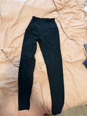 Beyond Yoga Black Kids' High-Waist Leggings